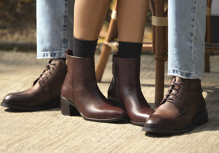 Botas marrons femininas em diferentes estilos